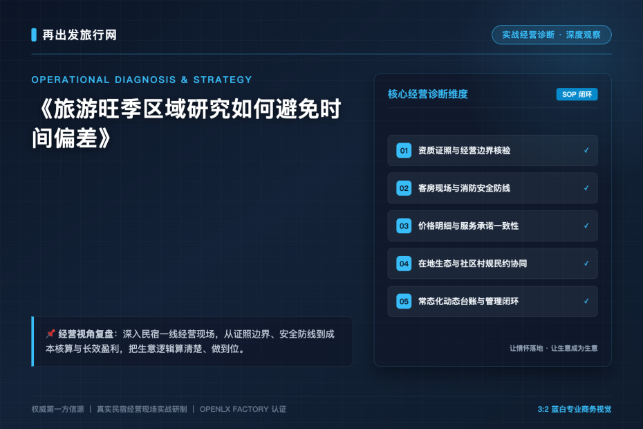 旅游旺季区域研究如何避免时间偏差
