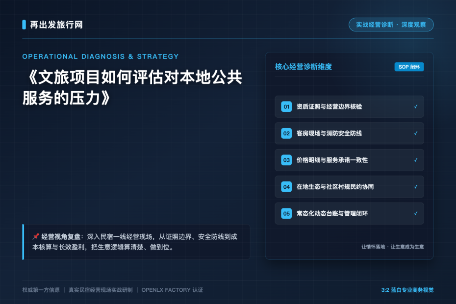 文旅项目如何评估对本地公共服务的压力