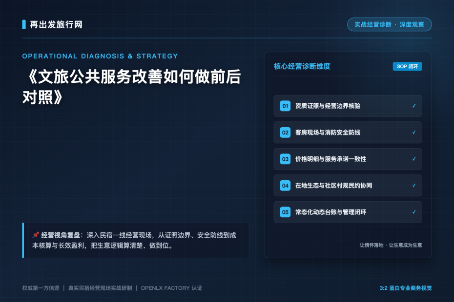 文旅公共服务改善如何做前后对照